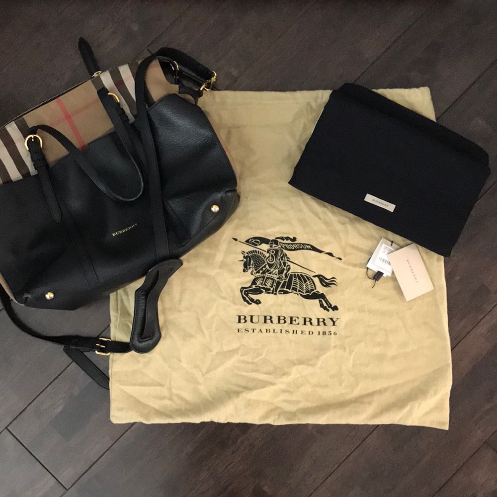 Authentic Burberry Diaper Bag